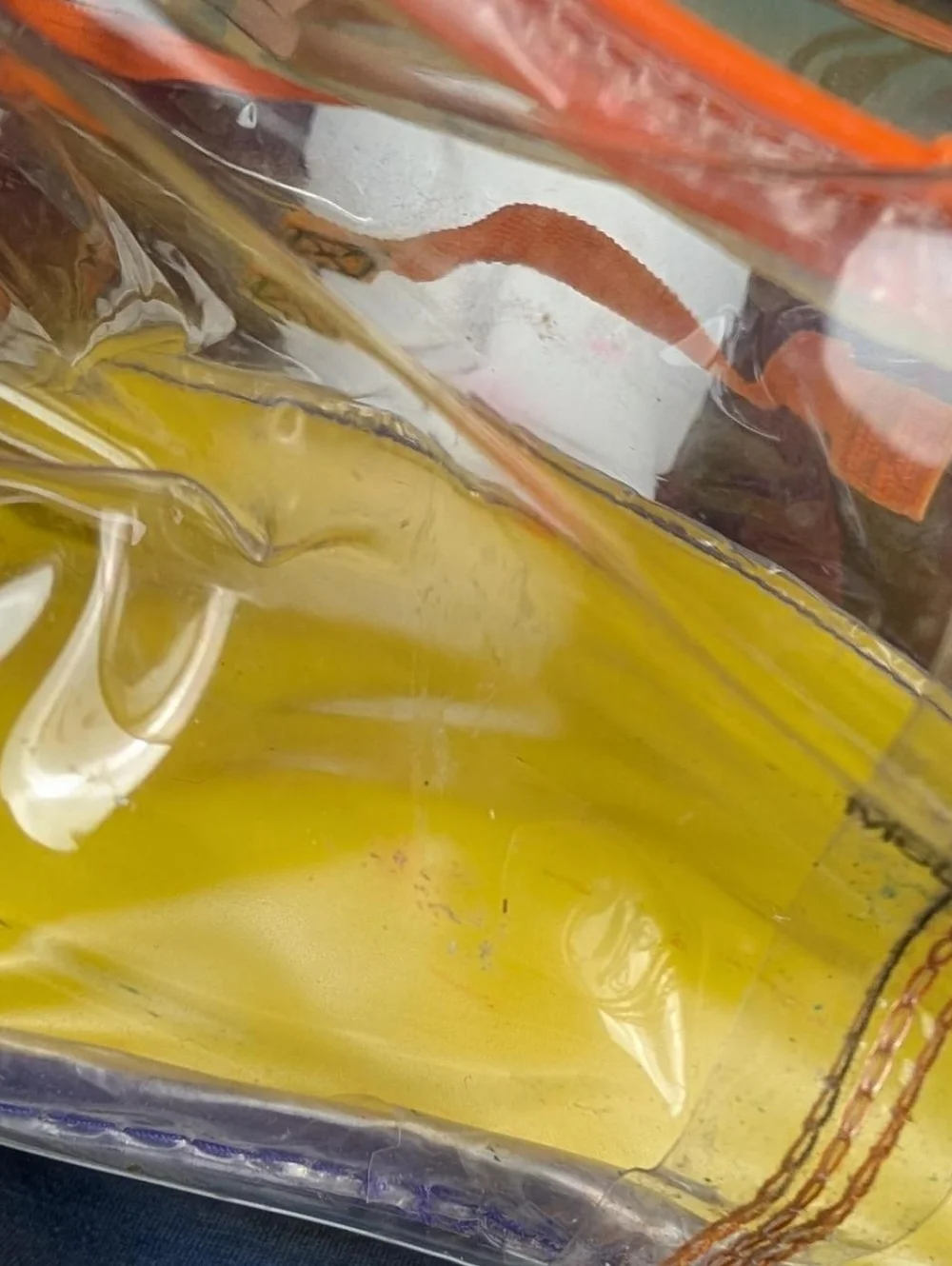 Crayola Clear, Yellow, Red, Blue, Green, Purple, & Orange Rainbow Backpack